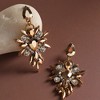 SOHI Women's Crystal Drop Earrings - 2 of 4