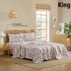 HLC.ME Floral Bed Sheets - Bed Sheet Set - Wrinkle Resistant & Ultra Soft - Fits Mattresses up to 15 Inches Deep - 3 of 4