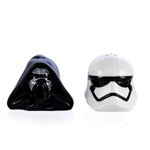 Seven20 Star Wars Kylo Ren & Stormtrooper Ceramic Salt & Pepper Shaker Set - 1 of 1