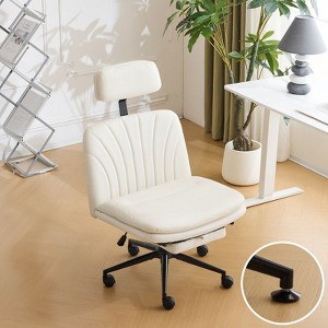 Karl Home | 24.41 inch White Task Office Chair - 1 of 4