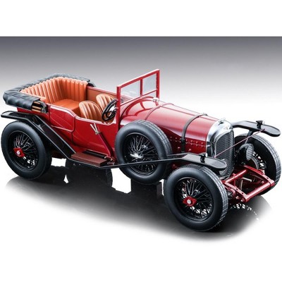 1924 Bentley 3L Convertible Dark Red Street Ver. "Mythos Series" Limited Edition to 70 pieces 1/18 Model Car by Tecnomodel