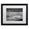 Trademark Fine Art -PIPA Fine Art 'Sandy Beach Fence' Matted Framed Art - 2 of 4