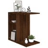 Clihome Modern Rectangular Design Artisan Oak Side Table, with 2 Shelves for Versatile Use - 3 of 4