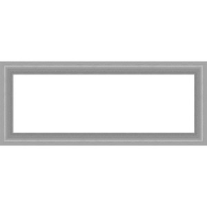 Amanti Art Peak Polished Nickel Narrow Framed Dry Erase Magnetic Board - 1 of 4