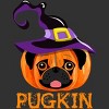 Boy's Design By Humans Pugkin Pumpin Halloween By trantanphat95 T-Shirt - 2 of 3