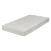 Everyday Kids Gray Fitted Crib Sheet – Soft 100% Microfiber – Fits Standard Crib Mattress 28" x 52" – Breathable Baby Nursery Bedding - 2 of 4