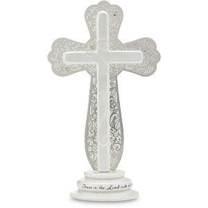 Pavilion Gift Company - Trust in the Lord - 7.5" Self-Standing Cross - Decorative Objects - 1 of 3