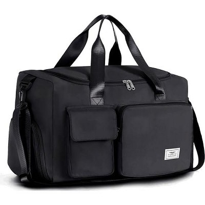 Women's gym luggage bag with shoe cabinet,capacity 37L,perfect for travel,gym,sports,luggage,weekends