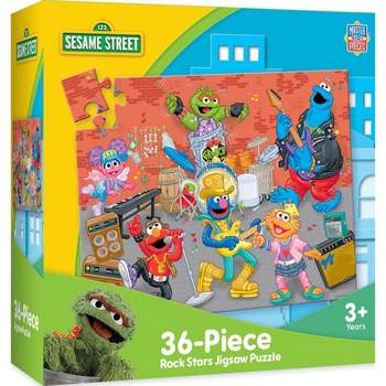 MasterPieces 36 Piece Jigsaw Puzzle for Kids - Sesame Street Rock Stars