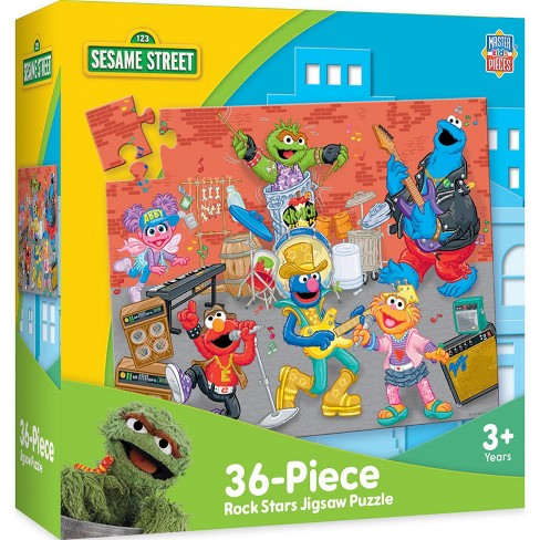 Masterpieces Puzzles Works of Ahhh Craft Set Sesame Street Best Friends  Bank Wood Paint Kit