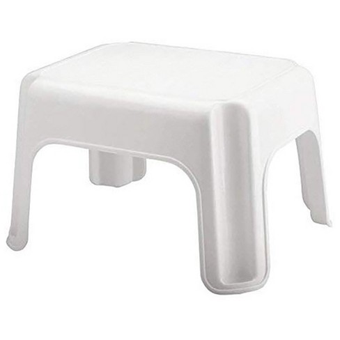 Rubbermaid Durable Roughneck Plastic, White In The Stool