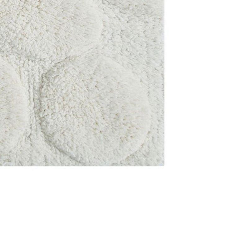 Luxurious Super Soft Non-Skid Cotton Bath Rug 24" x 40" Ivory by Castle Hill London, 2 of 4