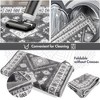 DOMETOUR Boho Kitchen Rugs Set 2 Piece Washable Throw Rugs with Rubber Backing Non Slip Floor Mats for Kitchen, Laundry Room, Entryway - 3 of 4