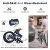 NAYSAYE 20 Inch Folding City Bike Lightweight Aluminum Frame 7 Speed for Commuting and Travel, Blue and Gray, 57.09"*24.8"*39.37" - 3 of 4
