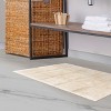 Non-Slip Machine Washable Solid Cotton 2 Piece Bathroom Rug Set by Blue Nile Mills - 4 of 4