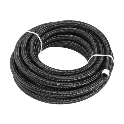 Unique Bargains Car Stainless Steel Braided Fuel Line Kit With An6 Swivel  End Fitting For Cpe Oil Gas Hose 10ft 3/8 1set : Target