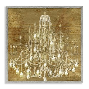Stupell Industries Vintage Glam Crystal Chandelier, 17" x 17" - 1 of 4