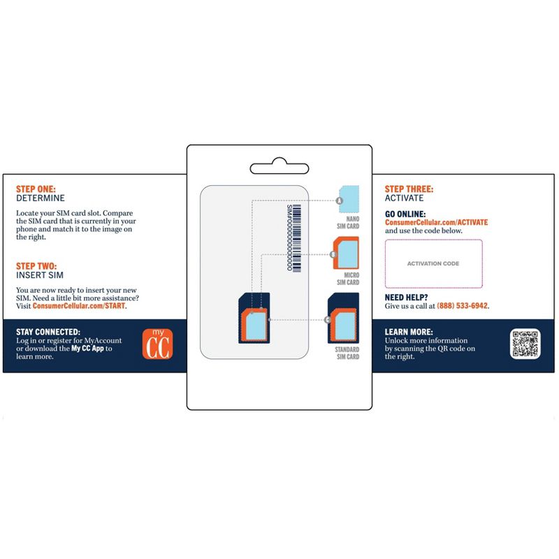 Consumer Cellular All-in-One SIM Kit, 6 of 13
