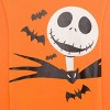 Adult The Nightmare Before Christmas Jack Skellington Fleece Sweatshirt - Orange - 3 of 4