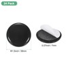 Unique Bargains Round Self-Adhesive EVA Foam Furniture Sliders Floor Protectors Black - 2 of 4