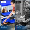 Metal Nesting Boxes for Chickens, Galvanized Steel Chicken Nesting Box with Lid Cover and Plastic Handle for Coop, Farm, or Backyard - 4 of 4