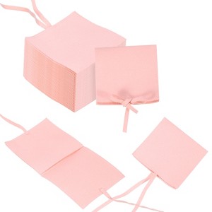 Unique Bargains Microfiber Jewelry Pouch Bag Gift Necklace Earrings Organizer with Tie - 1 of 4