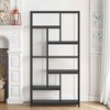 MAYEERTY 79" Tall Bookshelf, 7-Tier 10 Open Display Shelves, Home Office - 2 of 4