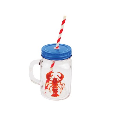 Beachcombers LOBSTER MASON JAR