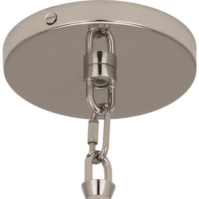 Decker Double Layered 24" Modern Brass Pendant with Pearl Gray Shade
