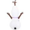 Disney Frozen 4FT Olaf Sitting Wearing a Scarf Christmas Airblown Inflatable - 3 of 4