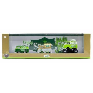 M2 Machines 1960 Volkswagen Delivery Van 1960 VW Type 2 PickUp & 1960 VW 4x4 Van Haulers - 1 of 3