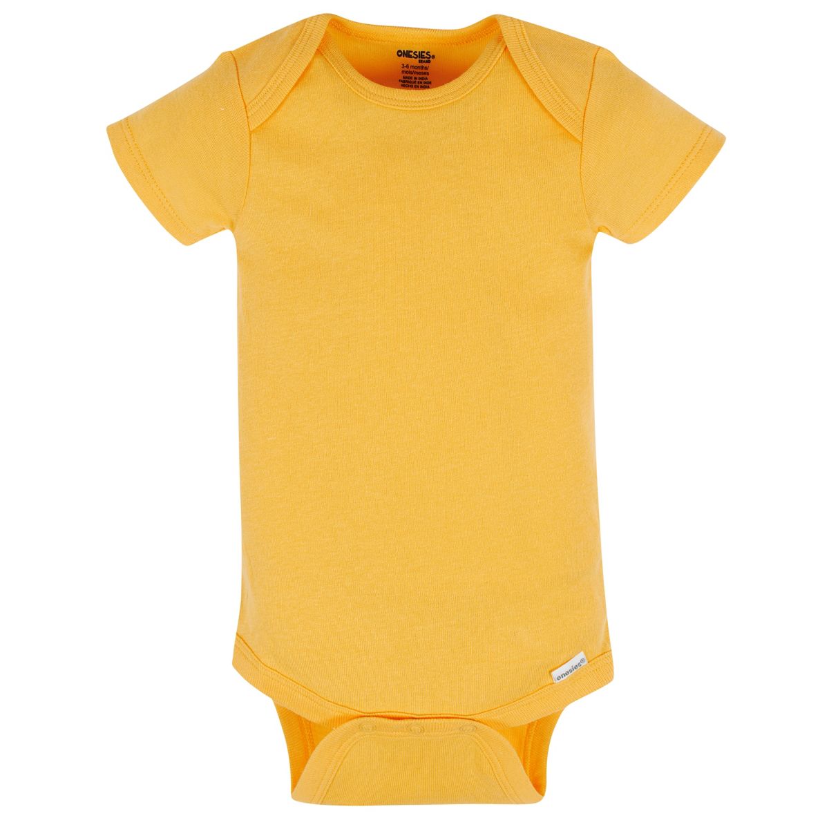 Gerber Baby Neutral Short Sleeve Onesies Bodysuits - Classic Rainbow - 8-Pack - thumbnail 6