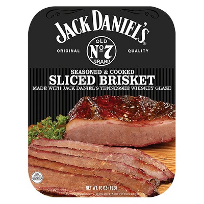 Jack Daniel's Seasoned, Cooked & Sliced Beef Brisket - 16oz