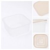 REGALWOVEN Leakproof Plastic Food Container 5.5 x 5.5 x 3.1 Inch 10 Pack - 3 of 4