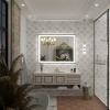 Apmir Super Bright Front & Back LED Lighted Anti-Fog Aluminum Alloy Framed Tempered Glass Bathroom/Vanity Mirror with ETL & 3-Year Warranty - 2 of 4