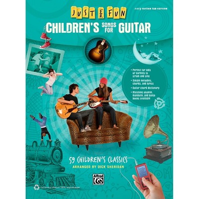 Alfred Just for Fun Children's Songs for Guitar Easy Guitar TAB Book