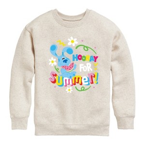 Boys' - Blue's Clues & You! - Hooray for Summer Graphic Long Sleeve Fleece Sweatshirt - 1 of 4