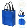 Unique Bargains Reusable Non-Woven Metallic Shiny Finish Gift Goodie Bags 12 Pcs - 4 of 4