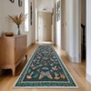 Washable Modern Printed Rug Non Slip Low Pile Rug Soft Contemporary Throw Floor Cover Foldable Indoor Carpet for Living Room Bedroom Playroom Nursery - 4 of 4