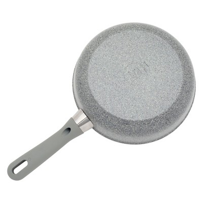 2.6-Qt Gray Aluminum Nonstick Sauté Pan with Lid