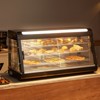 VEVOR 3-Tier Commercial Food Warmer Display, 1500W Food Display Warmer with Light, Adjustable Shelf and Temperature Display, Steam Heating, 180L - 2 of 4