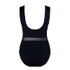 Women's Misha Black Tech Mesh Ladies High Neck Tank Leotard - Energetiks - 2 of 4