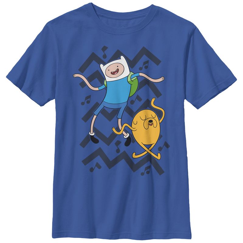 Boy's Adventure Time Finn and Jake Dance T-Shirt, 1 of 5