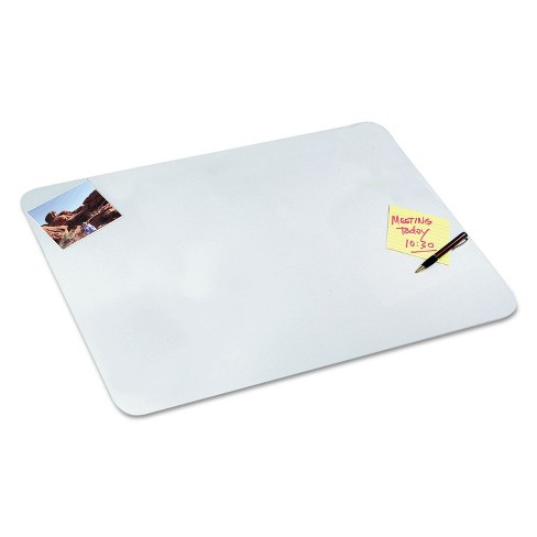  17x48 Multifunctional Desk Pad Clear PVC Plastic