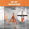 V Head Pipe Jack Stand, 28''-52'' Adjustable Folding Pipe Stand, 2500 Lb Load Capacity, for Automotive, Welding, and Construction Projects - 4 of 4