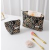 Generic getgto 2 Pcs Makeup Bags, Large Cosmetic Bag Small Cosmetic Pouch Purse with Zipper - 2 of 4
