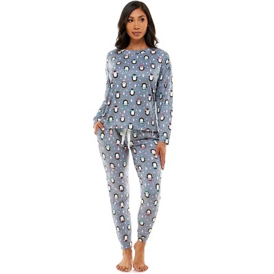 Emerson Road Woman's Cozy Luxe Flowy Hem Christmas Pajama Set XS-XL