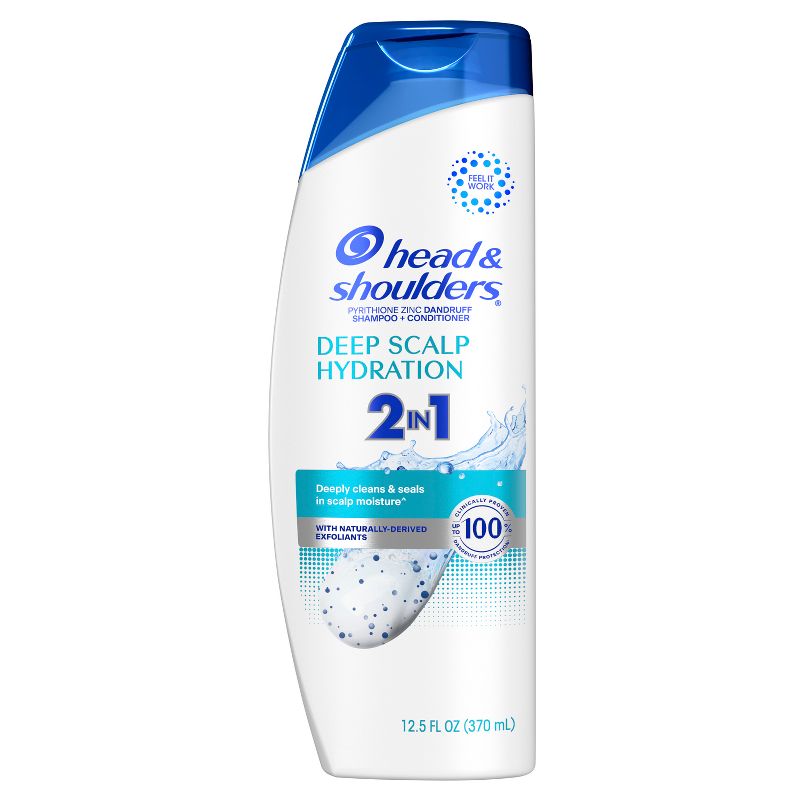 Head &#38; Shoulders 2-in-1 Dandruff Shampoo and Conditioner, Anti-Dandruff Treatment, Deep Scalp Hydration for Daily Use, Paraben Free - 12.5 fl oz, 3 of 18