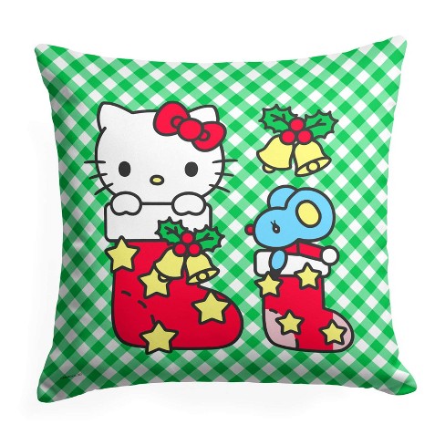 Hello Kitty Stocking Buddies Printed Throw Pillow - image 1 of 4