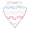 Luvable Friends Baby Girl Cotton Fleece Bandana Bibs, Girl Basic Elephant, One Size - 4 of 4